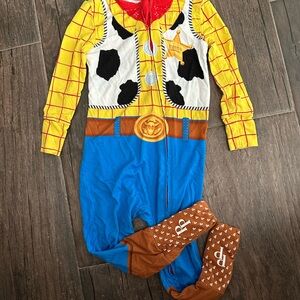 Disney Woody Costume Pajamas - Yellow and Blue